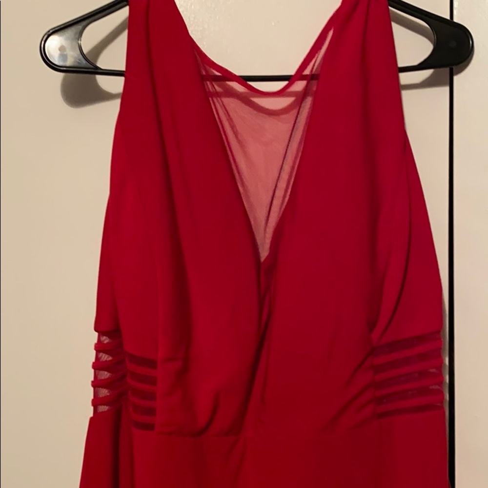 Red dress
